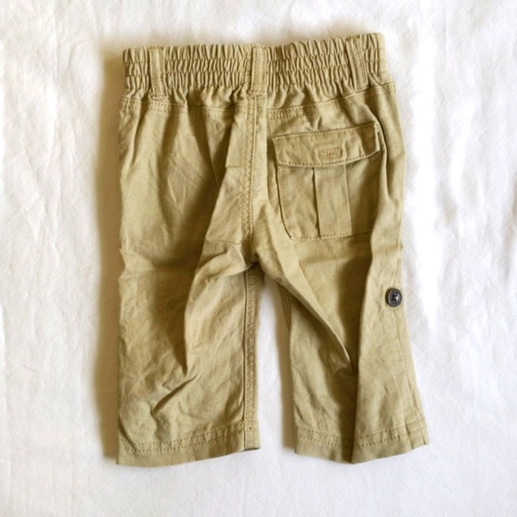 babyGap tropical chambray shirt & linen blend pants 3-6 months baby boy - Picture 11 of 11